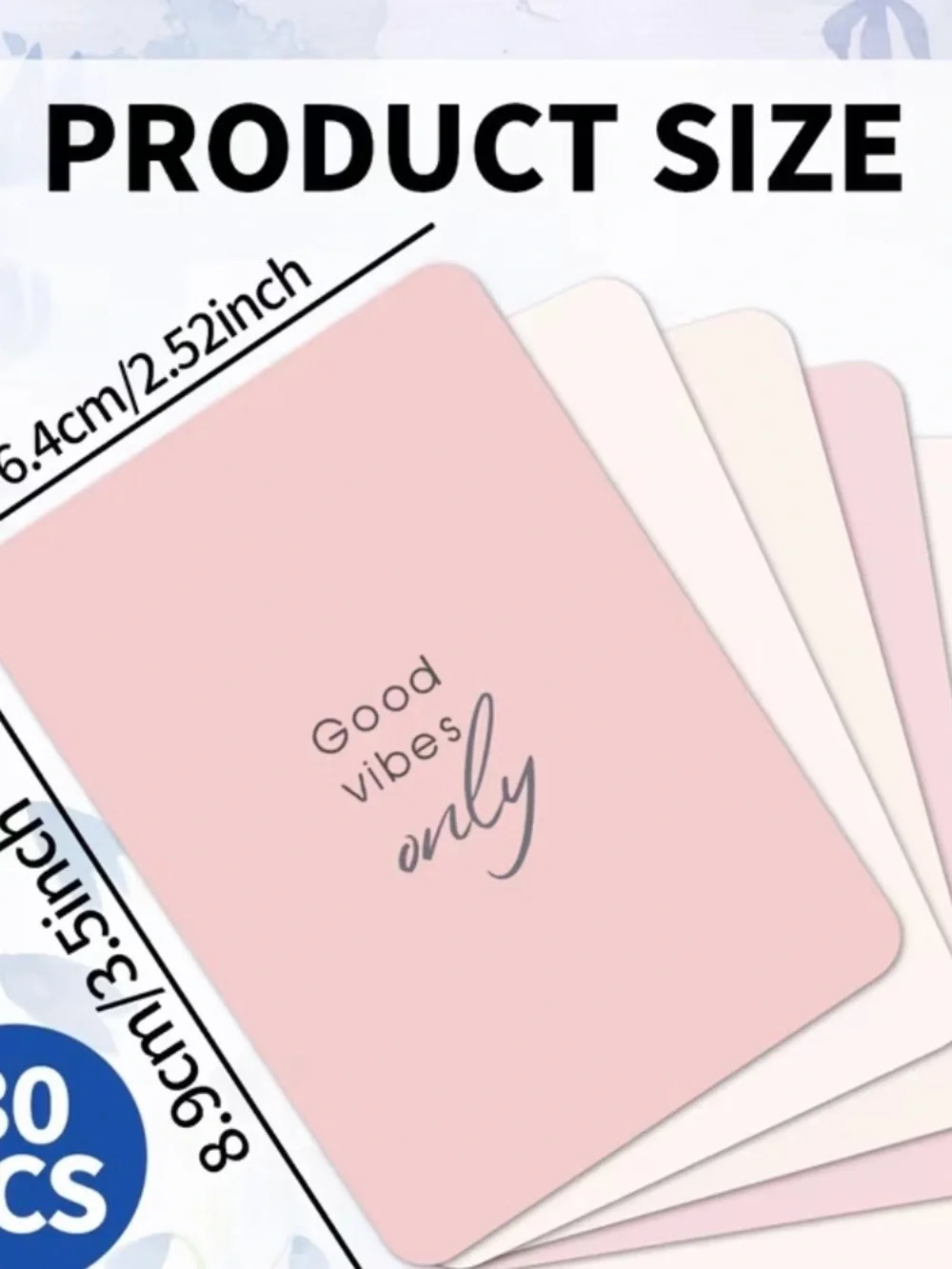 Inspirational Pink Affirmation Card Deck